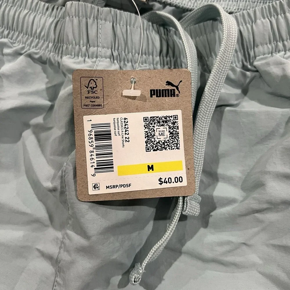 Puma Classics A-Line Shorts Women's Size M Casual Athletic Bottoms 624242-22 NWT - Picture 2 of 10